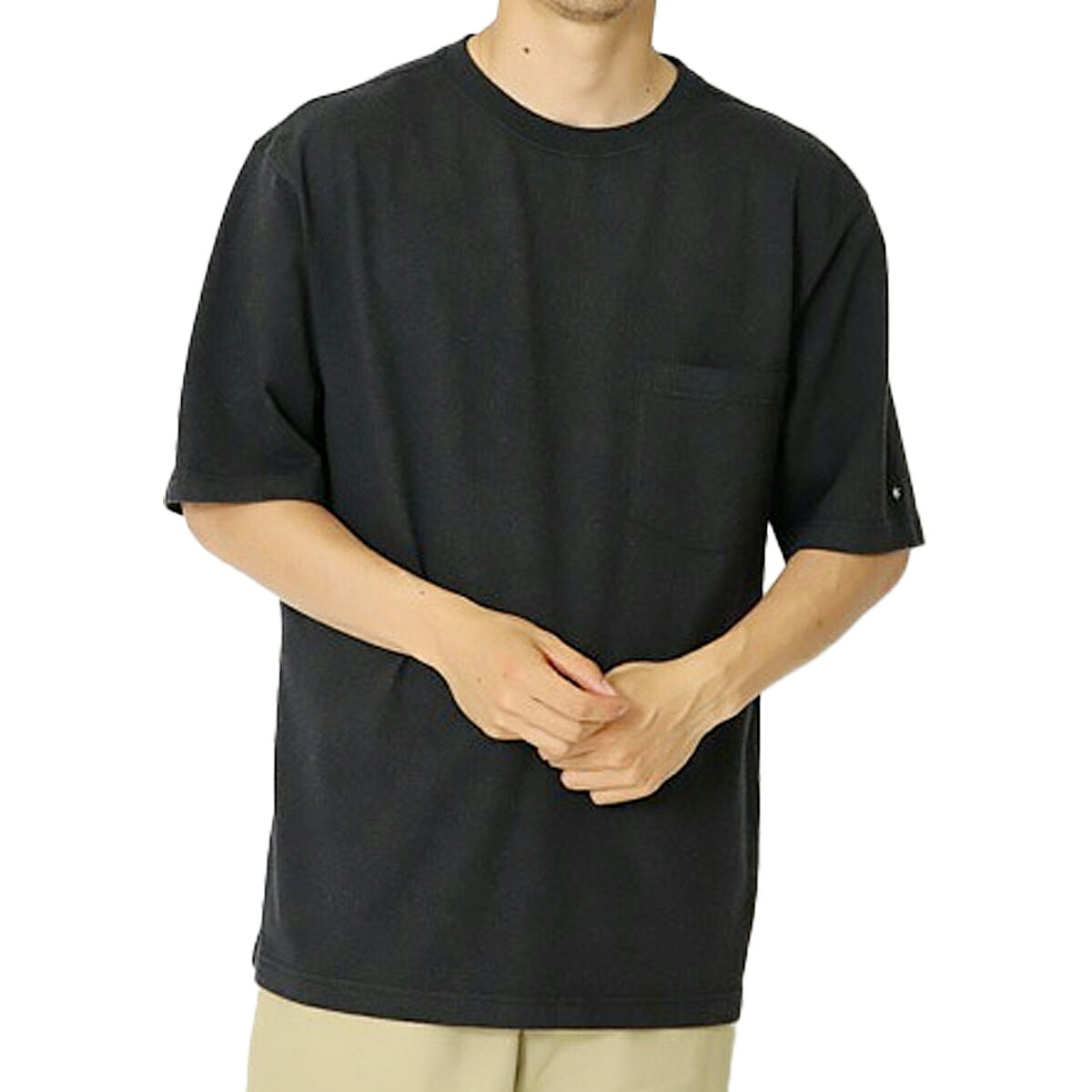 【30%OFF】 SNOW PEAK RECYCLED COTTON HEAVY T SHIRT スノーピーク リサイクル コットン ヘビー Tシャツ ユニセックス トップス インナー 胸ポケット 半袖 ヘビーウェイト 定番モデル BLACK M.GREY ECRU 3色展開 TS-22SU401 lowtex-sb-10172852 KICKS LAB. アウトレット店 サンプル画像3