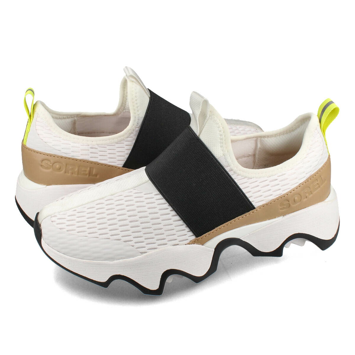 【プライスダウン】 SOREL KINETIC IMPACT II STRAP ソレル キネティックインパクト2ストラップ レディース ローカット SEA SALT/BLACK ホワイト nl4959-125