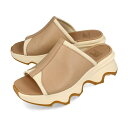 15̂ő SOREL KINETIC IMPACT SLIDE HIGH SANDAL \ LleBbNCpNgXChnCT_ fB[X T_ HONEST BEIGE/HONEY WHITE x[W NL4961-247