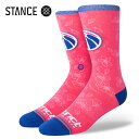 STANCE SOCKS WIZARDS CE 2023 X^X \bNX EBU[Y CE 2023 Y C PINK sN yNBA CITY EDITIONz A545D22WAS#PNK yǐՉ\[ցEwsz