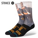 STANCE SOCKS X NOTORIOUS B.I.G. THE KING OF NY スタンス ソックス ノトーリアス B.I.G. キング・オブ・ニューヨーク メンズ 靴下 BLACK ブラック【BIGGIE】 A555D22THE#BLK 【追跡可能メール便・日時指定不可】