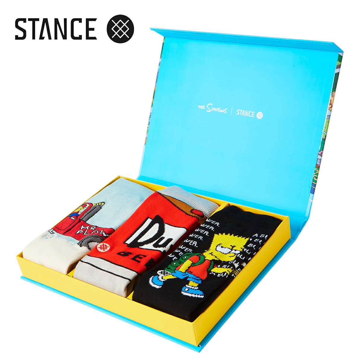 楽天LOWTEX ビッグ・スモール店15時迄のご注文で即日発送可 STANCE SOCKS THE SIMPSONS BOX SET スタンス ソックス ザ・シンプソンズ ボックスセット MULTI マルチカラー 【THE SIMPSONS】 A555D22THS#MUL