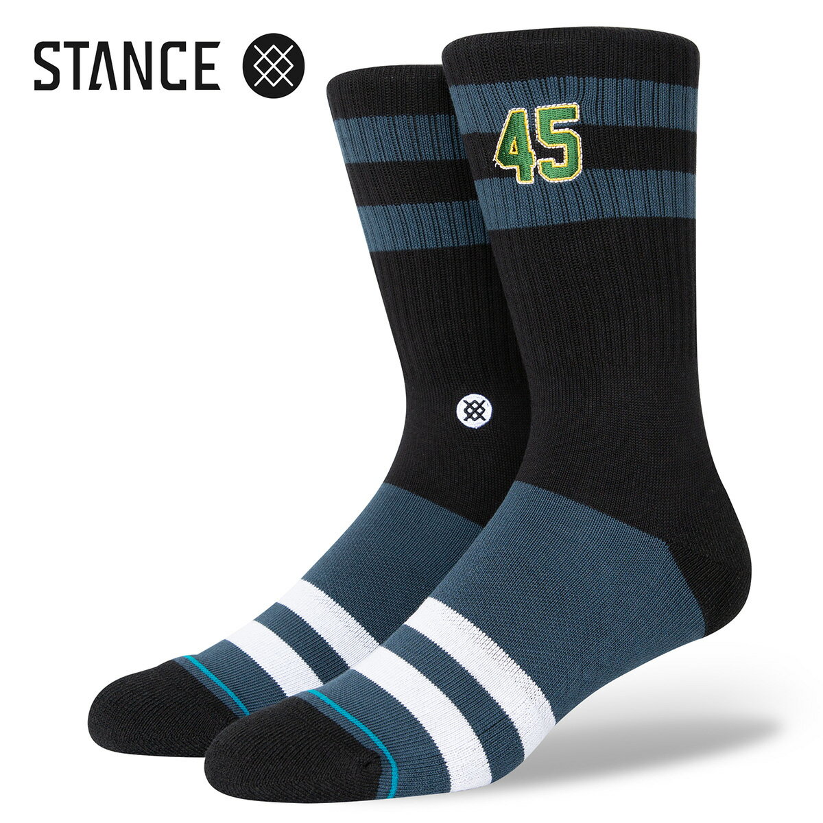 STANCE SOCKS SCHOOLED X^X \bNX XN[h BLACK A556A22SCH#BLK yǐՉ\[ցEwsz