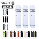STANCE SOCKS BASIC 3 PACK CREW 【3足セット】 スタンス ソックス ベーシック 3パック クルー a556d20sro