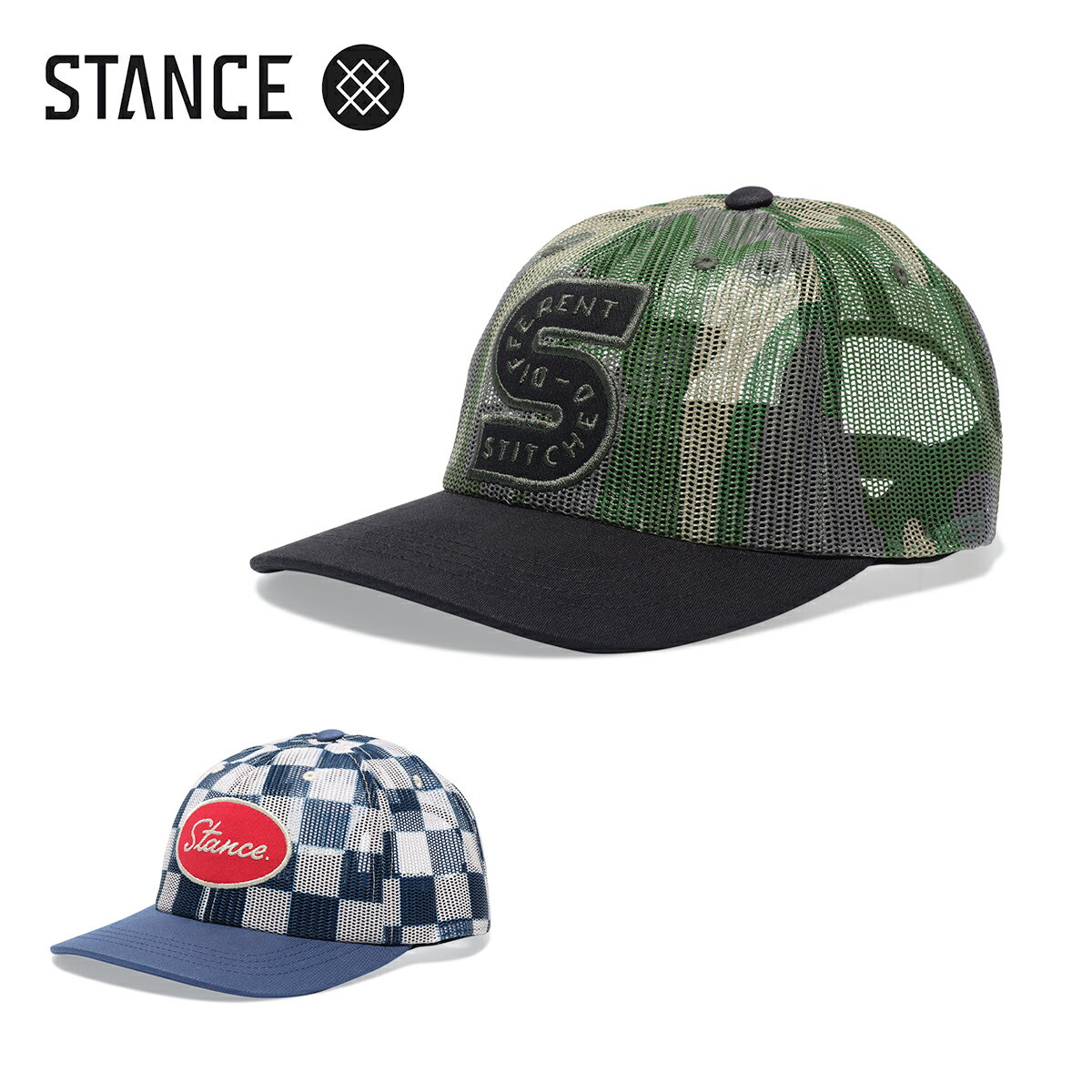 【お買い物マラソンSALE】 STANCE STANDARD ADJUSTABLE MESH CAP スタンス スタンダード アジャスタブル メッシュ キャップ メンズ レディース 帽子 A305A24STM