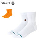 STANCE SOCKS YG ICON QTR スタンス ソックス 東京 読売ジャイアンツ アイコン クオーター メンズ レディース 靴下 A356A25YG...