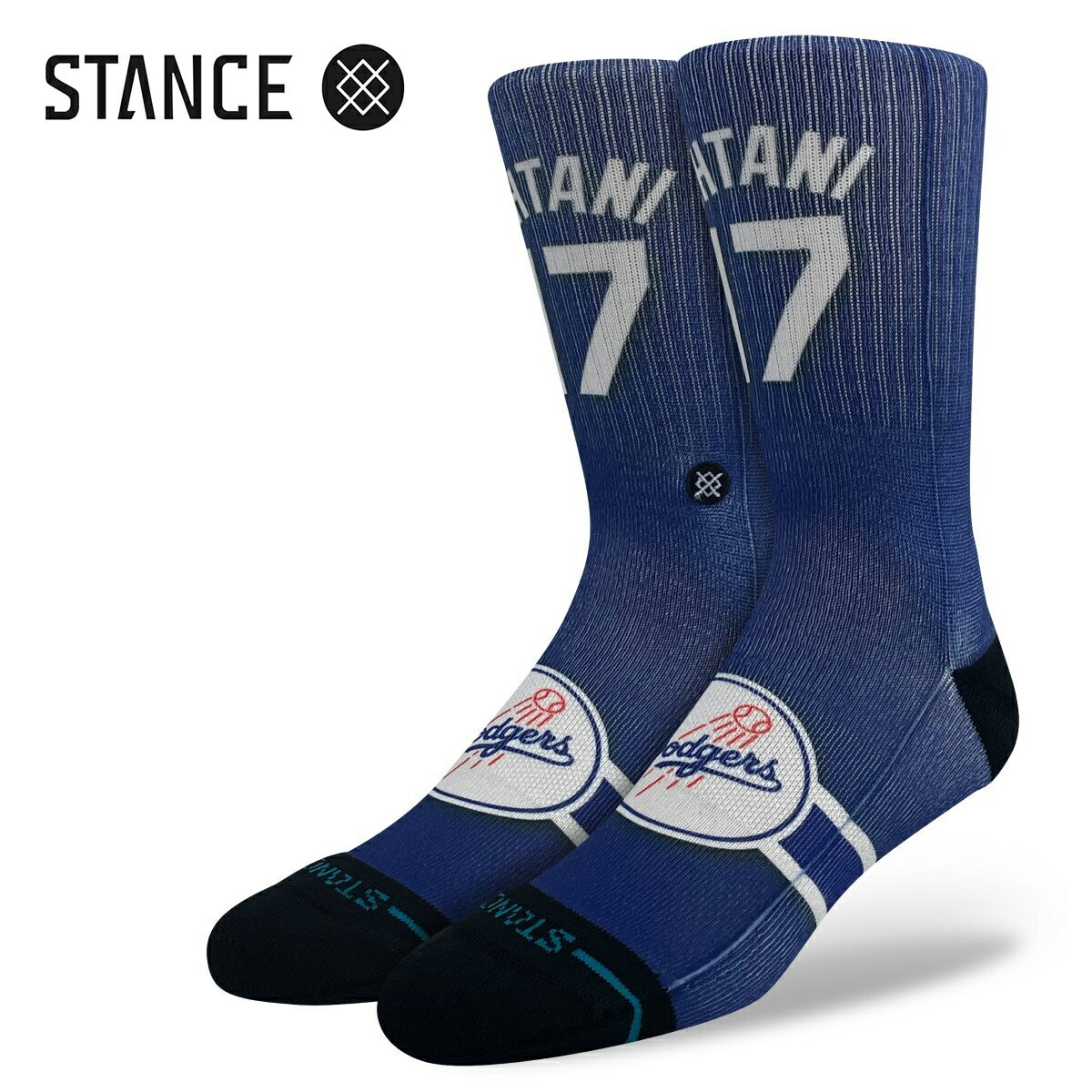 STANCE SOCKS JERSEY OHTANI 2 スタンス ソックス ジャージー オオタニ 2 ロサンゼルス・ドジャース 大谷翔平モデル メンズ レディース 靴下 A556A24JO2