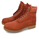 15時までのご注文で即日発送 TIMBERLAND 6inch PREMIUM WP BOOT ティンバーランド 6インチ プレミアム ウォータープルーフ ブーツ メンズ ブーツ DARK RED NUBUCK レッド A2N6F