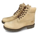 15̂ő TIMBERLAND 6inch PREMIUM WP BOOT eBo[h 6C` v~A EH[^[v[t u[c Y u[c LIGHT BEIGE FULL GRAIN x[W A41MW