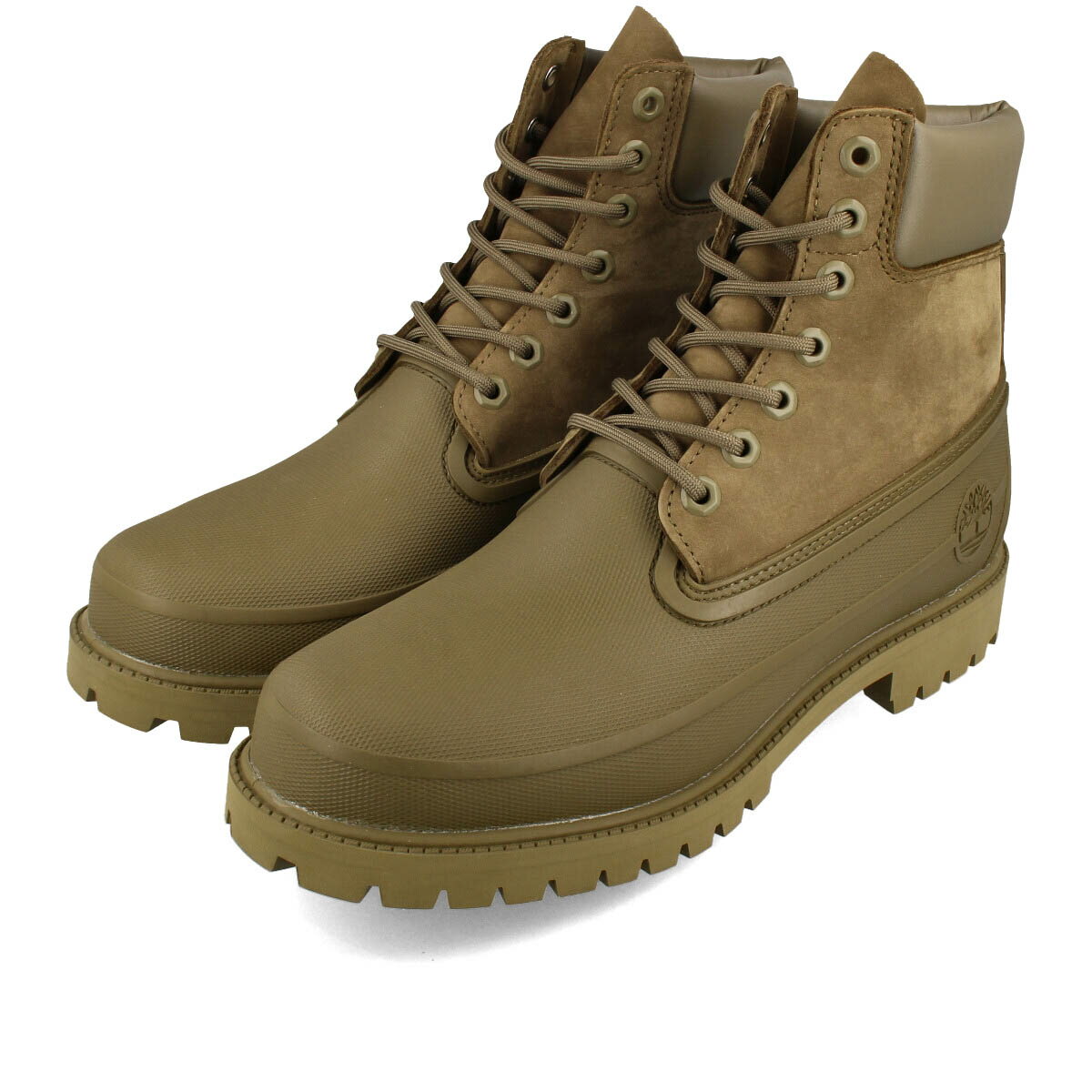 ڥץ饤 15Τʸ¨ȯ TIMBERLAND RUBBER TOE 6inch-REMIX ƥС С ȥ 6 ߥå  ֡ OLIVE NUBUCK ꡼ a5qyr