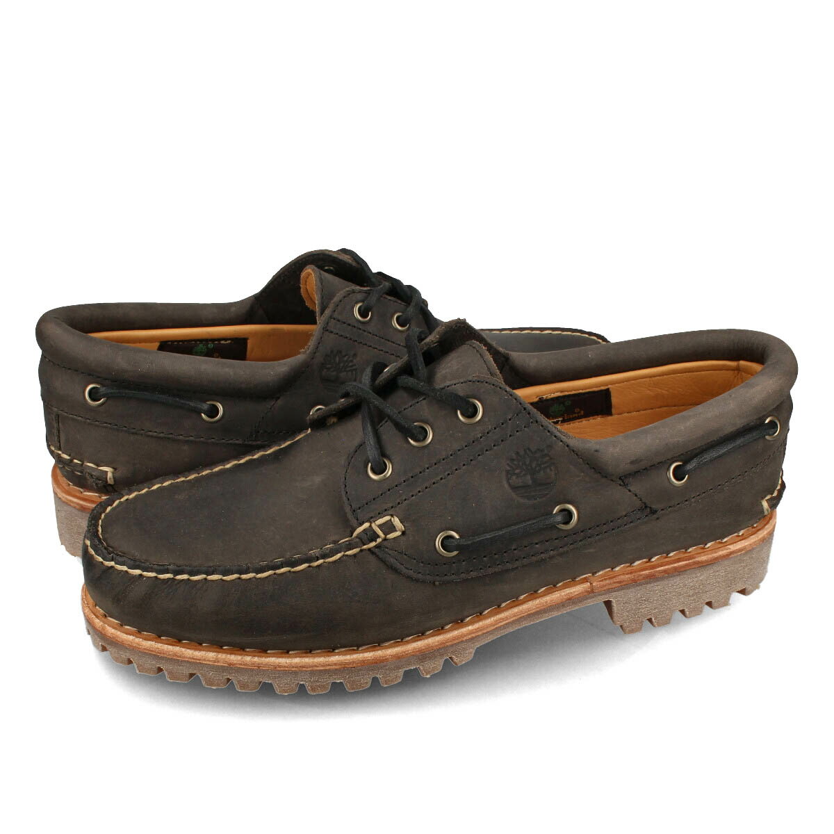 美品ティンバーランドスリーアイクラシックラグデッキシューズモカシン3eye