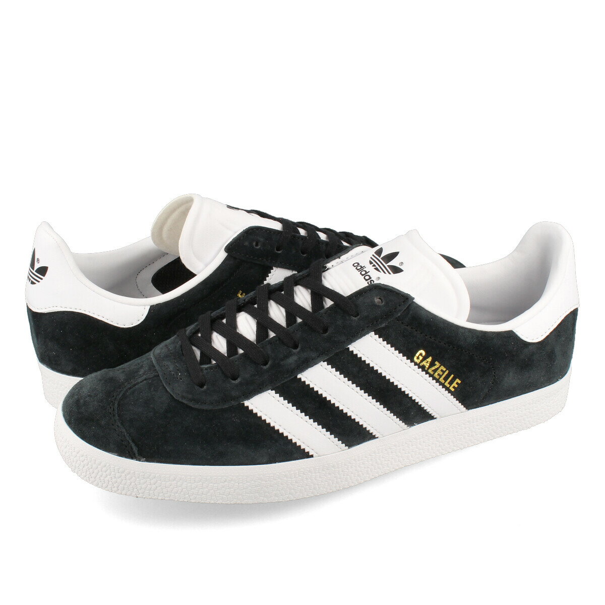 15時迄のご注文で即日発送可 adidas GAZELLE 【adidas Originals】 【メンズ】【レディース】アディダス ガッツレー ガゼル CORE BLACK/WHITE/GOLD MET