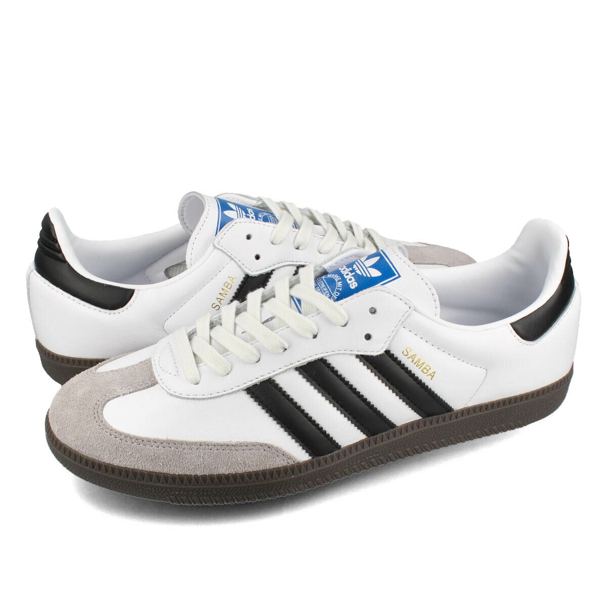 15時迄のご注文で即日発送可 adidas SAMBA OG アディダス サンバ OG メンズ レディース スニーカー RUNNING WHITE/CORE BLACK/CLEAR GRANITE ホワイト ブラック B75806 