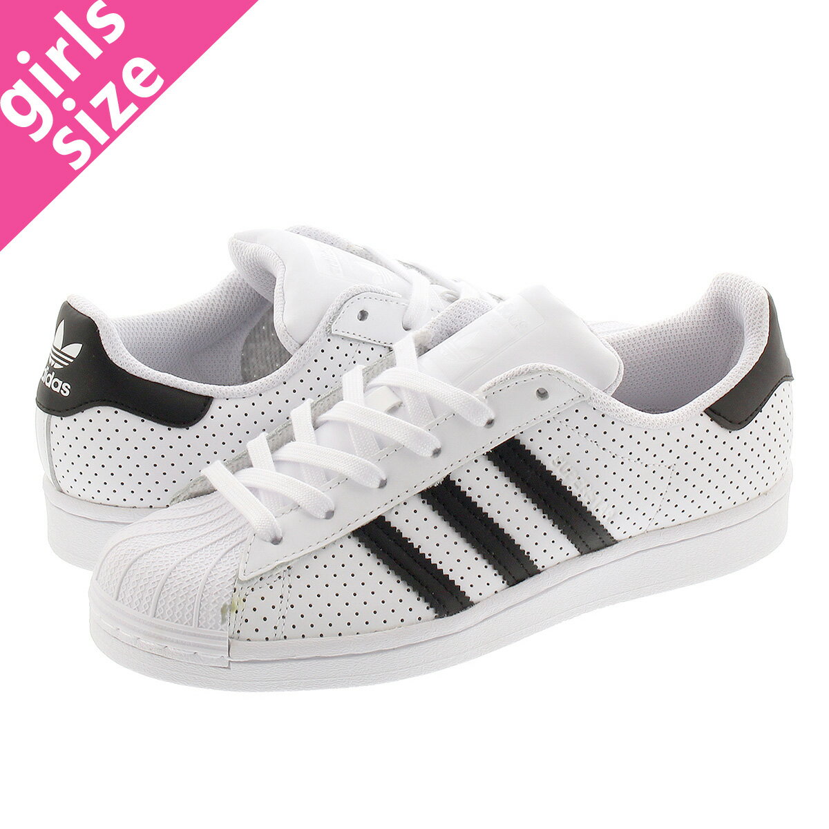 【プライスダウン】 15時迄のご注文で即日発送可 adidas SUPERSTAR W アディダス スーパースター ウィメンズ FTWR WHITE/CORE BLACK/FTWR WHITE fv3444