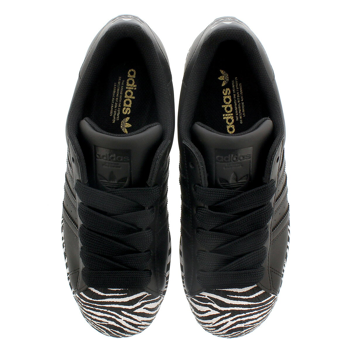 adidas SUPERSTAR W 【ZEBRA PRINT】 アディダス スーパースター ウィメンズ CORE BLACK/GOLD METALLIC/FTWR WHITE fv3448