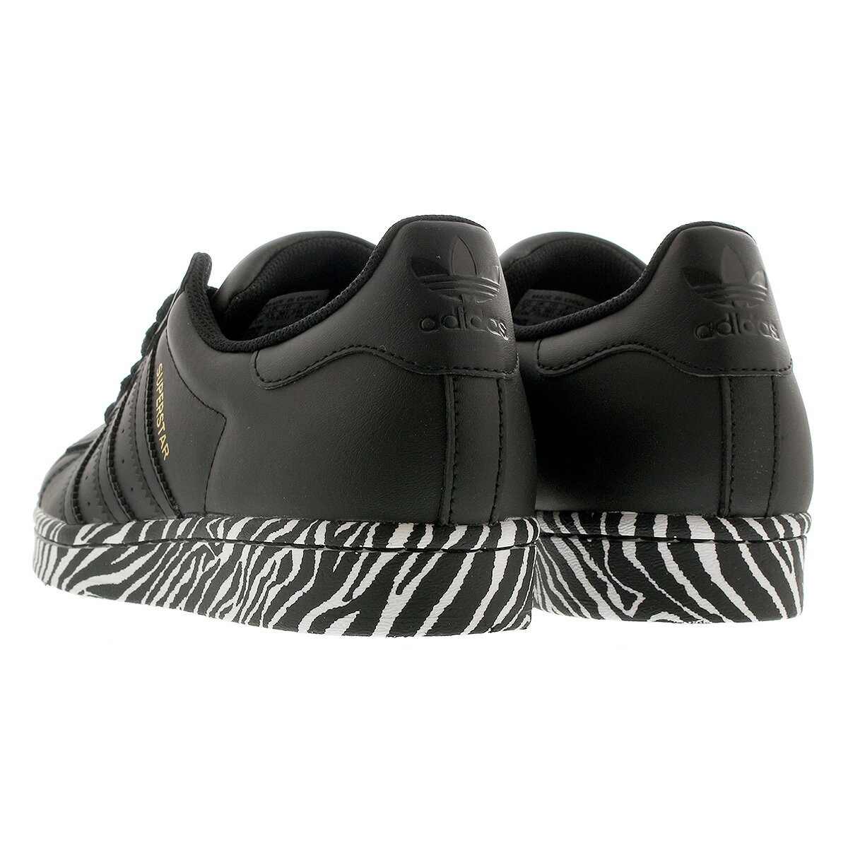 adidas SUPERSTAR W 【ZEBRA PRINT】 アディダス スーパースター ウィメンズ CORE BLACK/GOLD METALLIC/FTWR WHITE fv3448