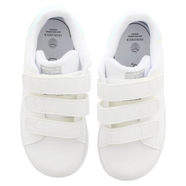 【毎日がお得！値下げプライス】【キッズサイズ】【11.0〜16.0cm】 adidas STAN SMITH CF I アディダス スタンスミス CF I FTWR WHITE/FTWR WHITE/SILVER METALLIC fx7537