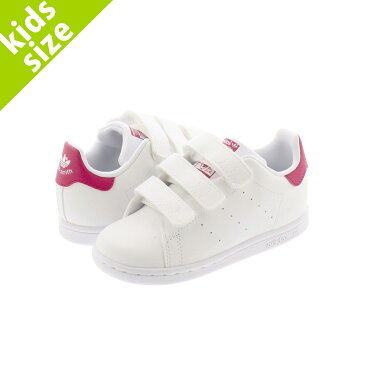 【キッズサイズ】【11.0〜16.0cm】adidas STAN SMITH CF I アディダス スタンスミス CF I FTWR WHITE/FTWR WHITE/BOLD PINK fx7538