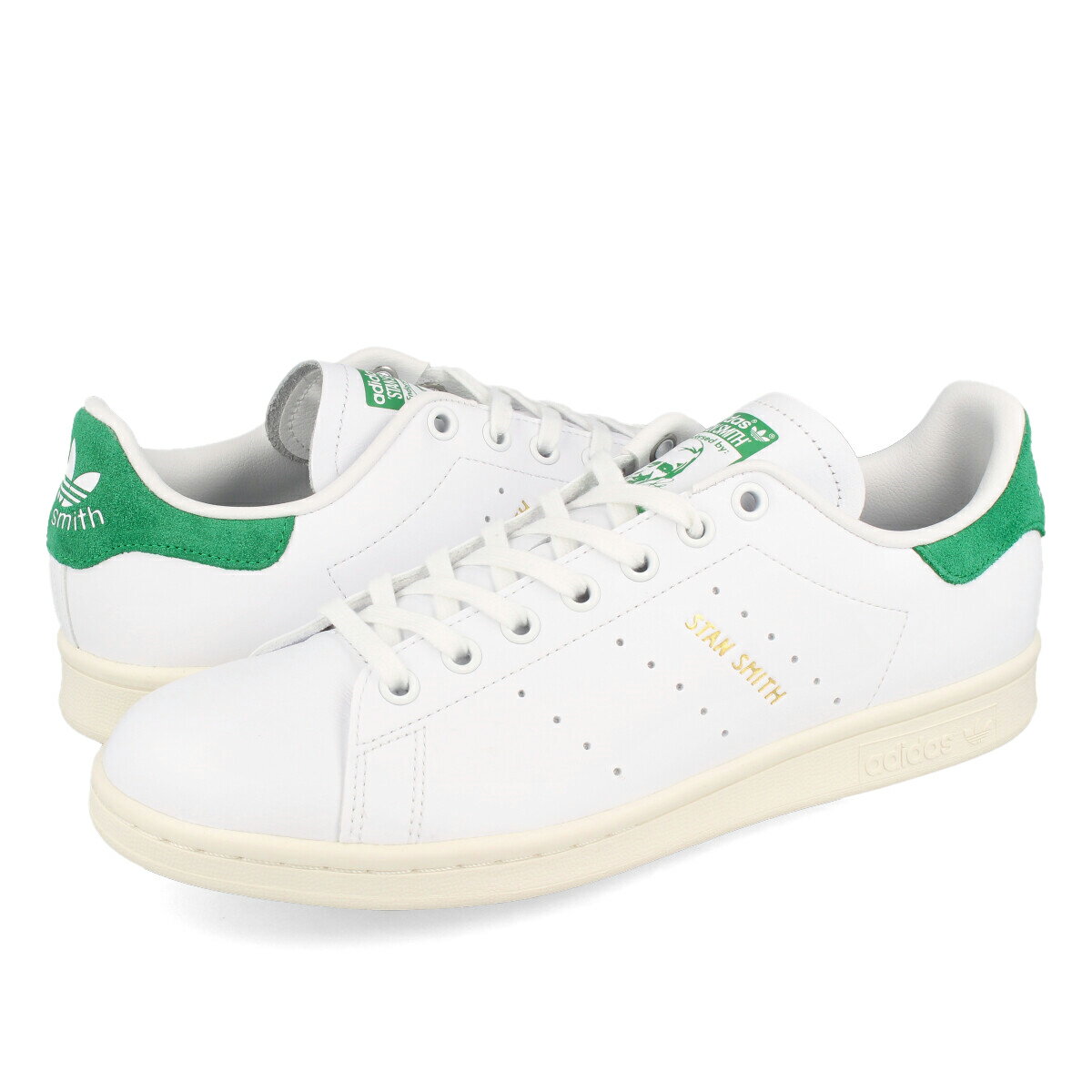 【プライスダウン】 15時迄のご注文で即日発送可 adidas STAN SMITH アディダス スタンスミス FTWR WHITE/GREEN/OFF WHITE gw1390