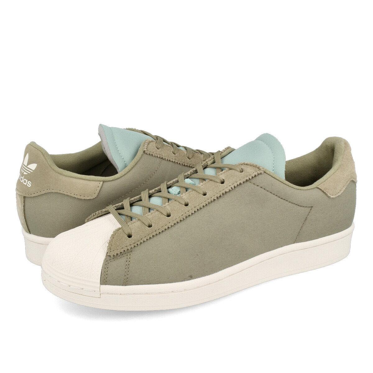 【プライスダウン】 15時迄のご注文で即日発送可 adidas SUPERSTAR アディダス スーパースター OBIT GREEN/CHALK COLOR/HAGE GREEN gy0658