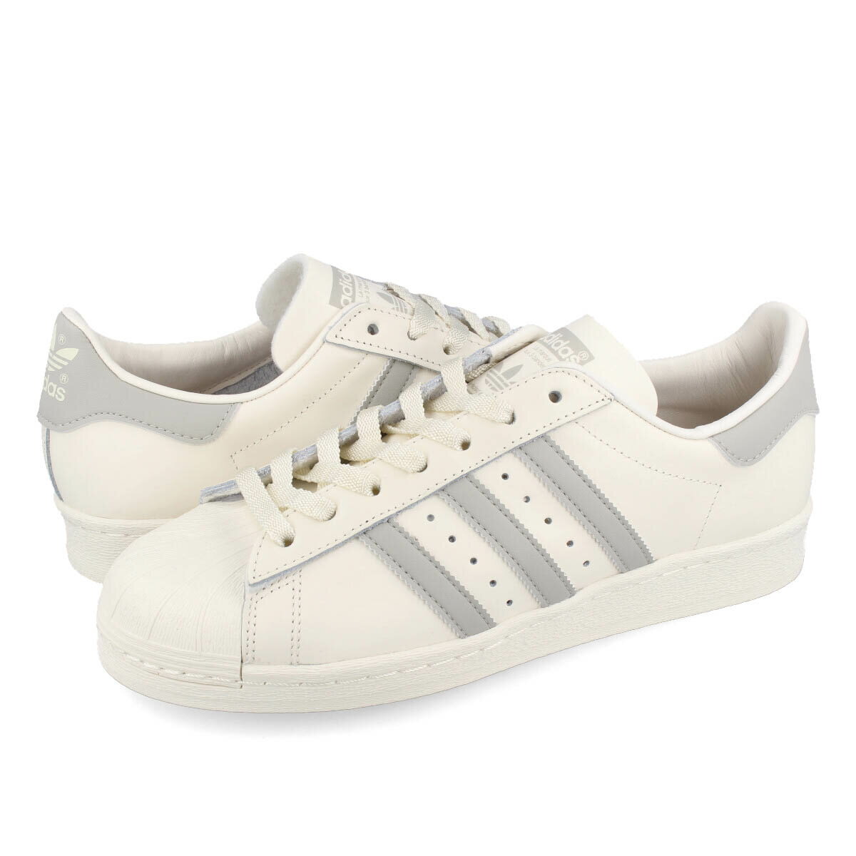 アディダス 【プライスダウン】 15時迄のご注文で即日発送可 adidas SUPERSTAR 82 アディダス スーパースター 82 CLOUD WHITE/METAL GREY/OFF WHITE gz4837