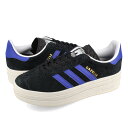 15̂ő adidas GAZELLE BOLD W AfB_X K[ Kbc[ {[h EBY fB[X [Jbg CORE BLACK/LUCID BLUE/GOLD METALLIC ubN hq4408