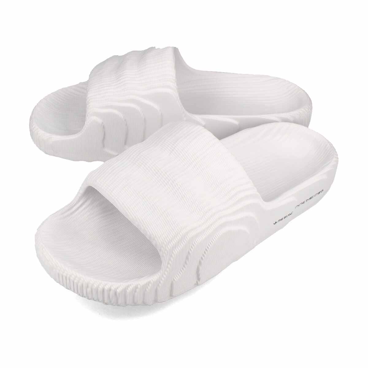  15時迄のご注文で即日発送可 adidas ADILETTE 22 SLIDES アディダス アディレッタ 22 スライド メンズ レディース サンダル CRYSTAL WHITE/CRYSTAL WHITE/CORE BLACK ホワイト hq4672