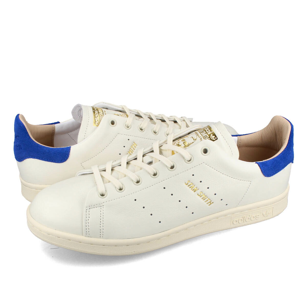 【プライスダウン】 15時迄のご注文で即日発送可 adidas STAN SMITH LUX アディダス スタンスミス ラックス メンズ レディース ローカット OFF WHITE/CREAM WHITE/TEAM ROYAL BLUE ホワイト id1995