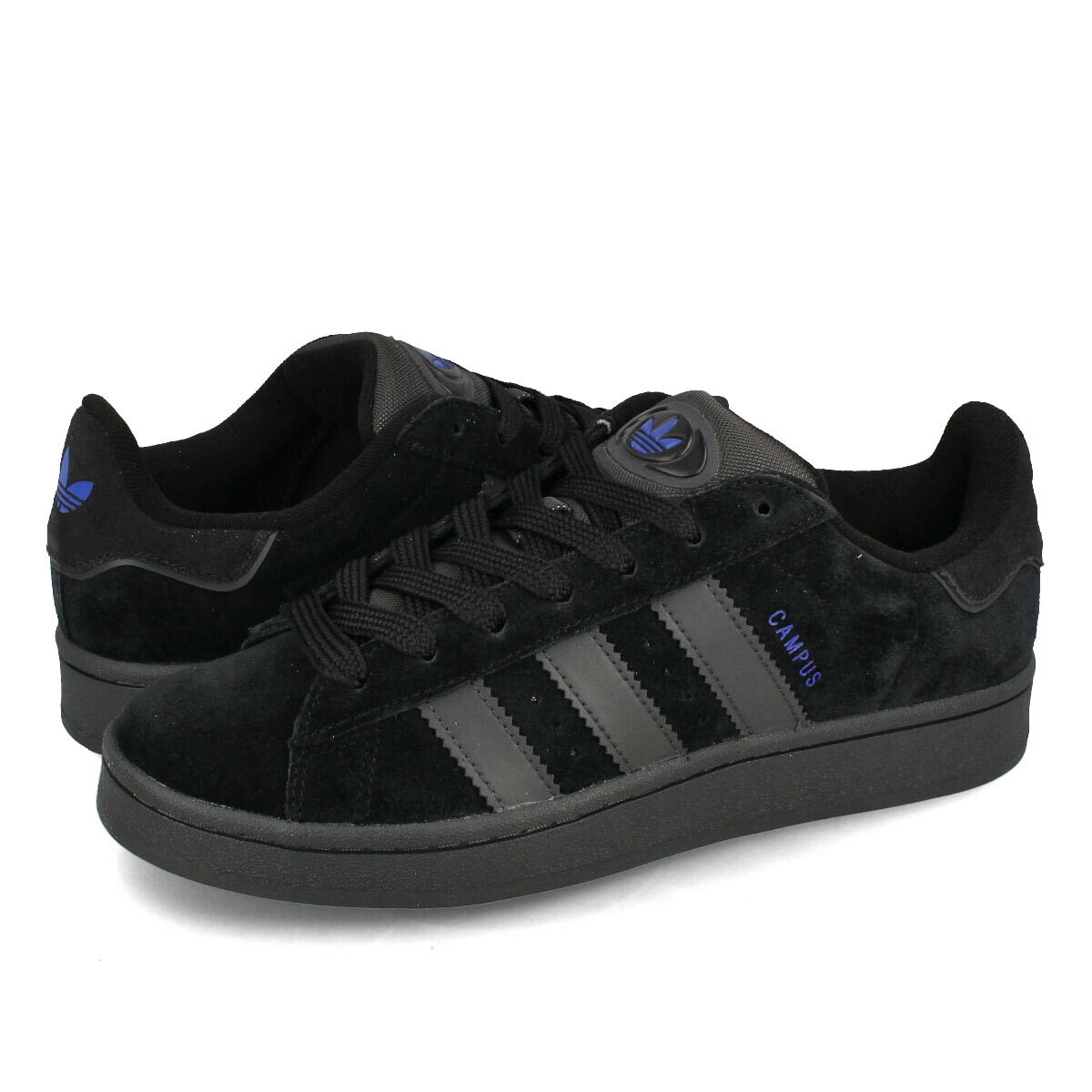 15時迄のご注文で即日発送可 adidas CAMPUS 00S アディダス キャンパス 00S メンズ レディース スニーカー ローカット CORE BLACK/CARBON/LUCID BLUE ブラック id2064