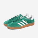 15̂ő adidas GAZELLE INDOOR AfB_X K[ Kbc[ ChA Y fB[X [Jbg COLLEGE GREEN/FTWR WHITE/GUM O[ ig1596