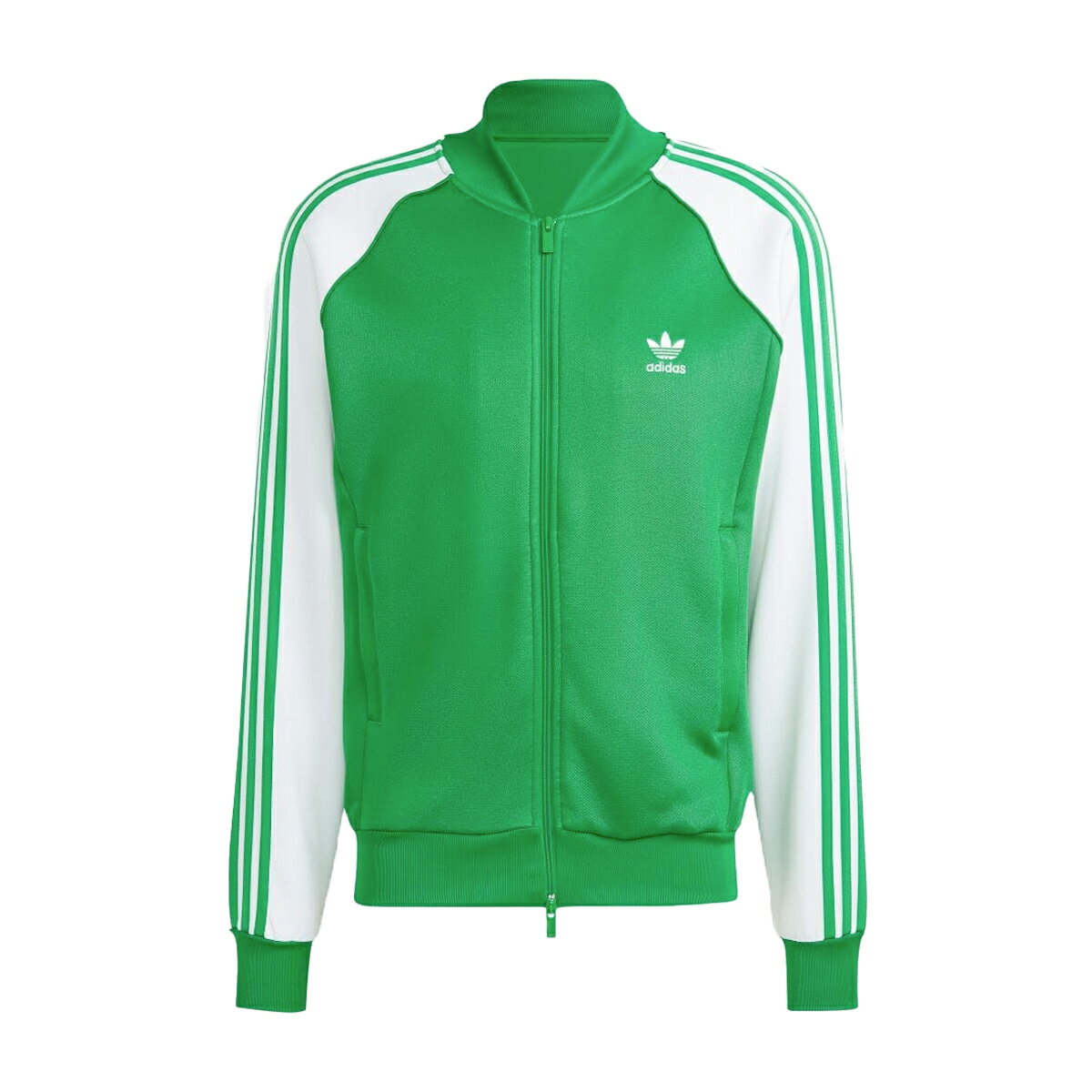 【プライスダウン】 15時迄のご注文で即日発送可 adidas CL SST TRACK TOP アディダス CL SST トラック トップ メンズ レディース トラックジャケット GREEN/SILVER METALLIC/WHITE グリーン ii5772