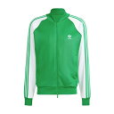 【プライスダウン】 15時迄のご注文で即日発送可 adidas CL SST TRACK TOP アディダス CL SST トラック トップ メンズ レディース トラックジャケット GREEN/SILVER METALLIC/WHITE グリーン ii5772