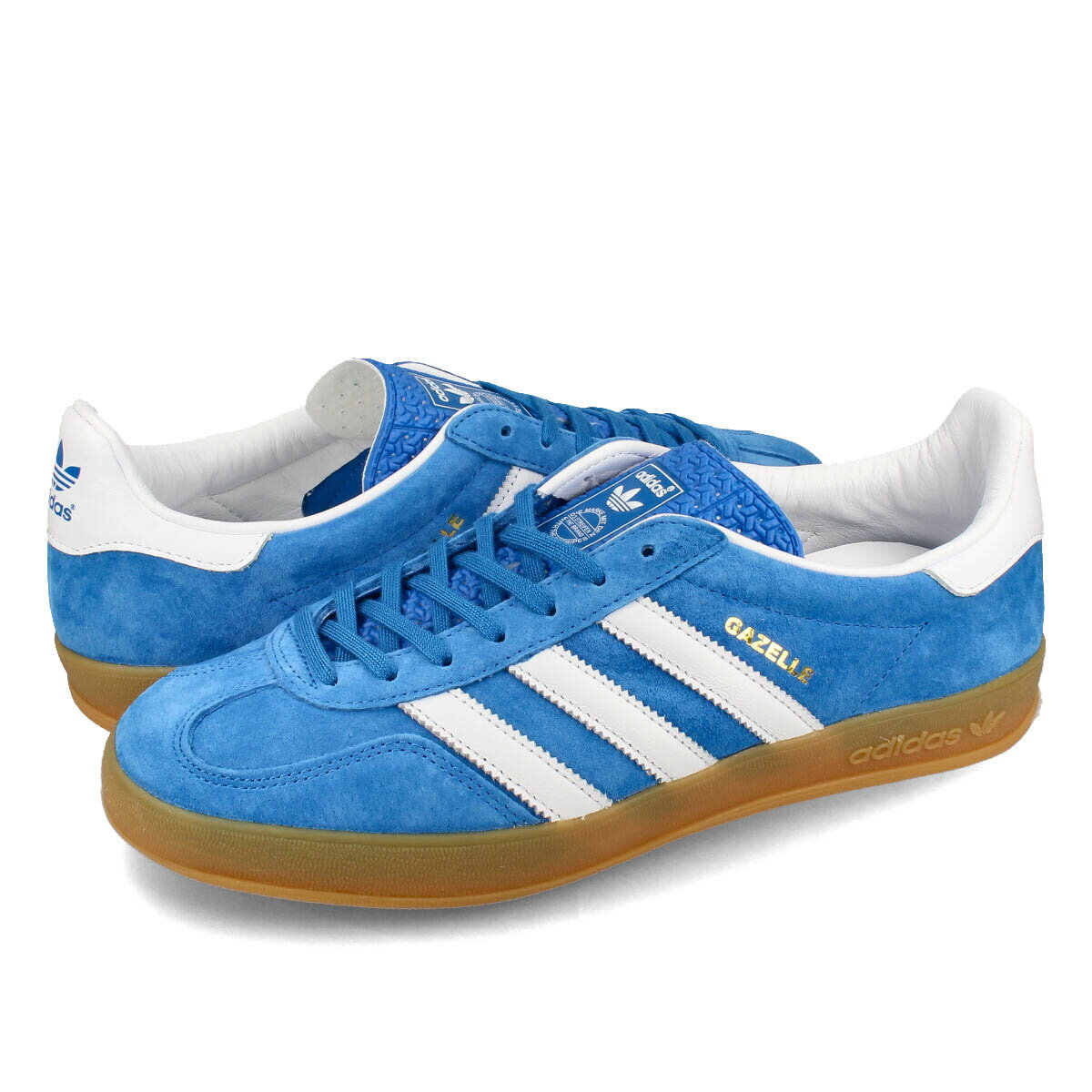 15時迄のご注文で即日発送可 adidas GAZELLE INDOOR アディダス ガッツレー ガゼル インドア メンズ レディース スニーカー ローカット BLUE BIRD/FTWR WHITE/BLUE BIRD ブルー H06260