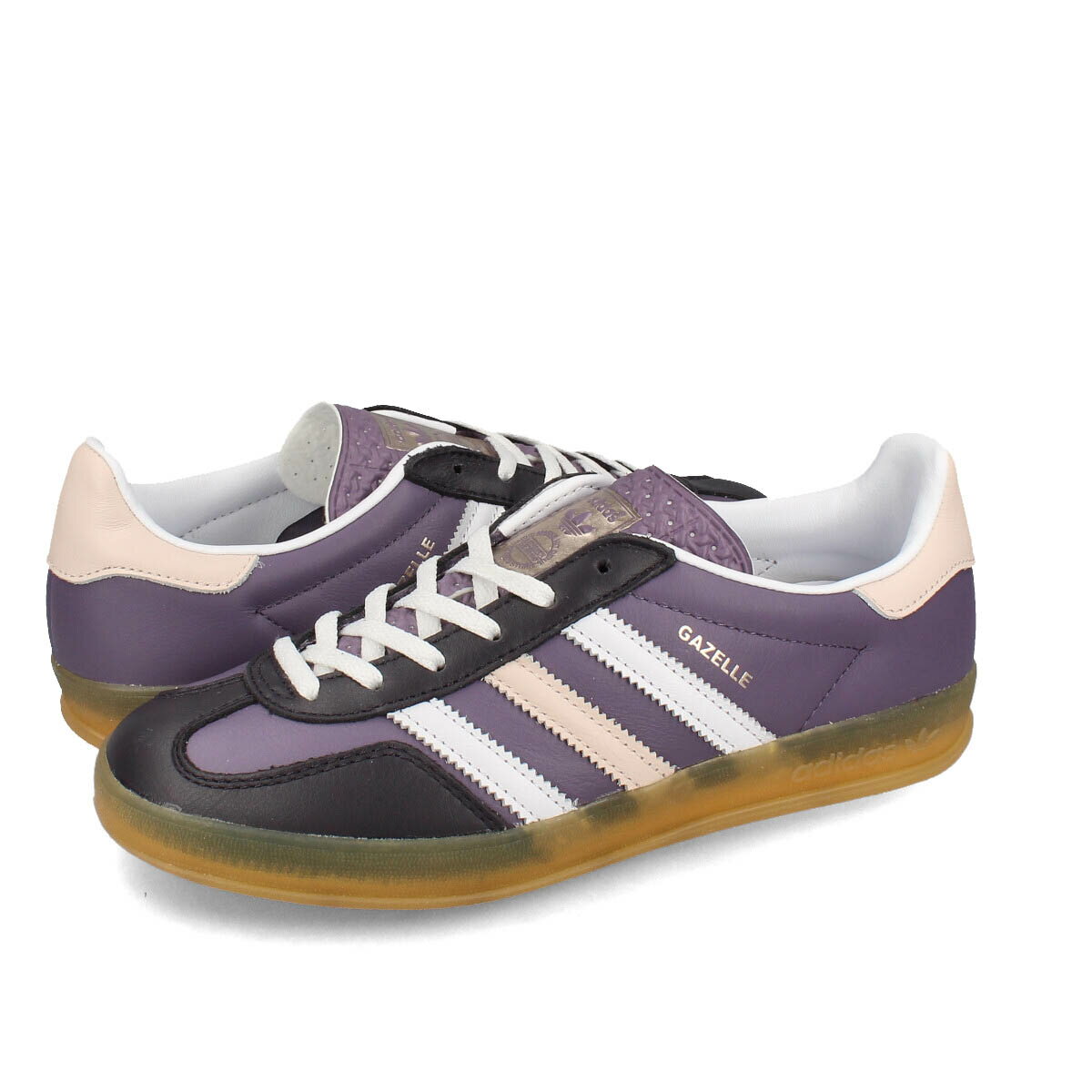 15時迄のご注文で即日発送可 adidas GAZELLE INDOOR W アディダス ガゼル インドア ウィメンズ メンズ レディース スニーカー ローカット SHADOW VIOLET/FTWR WHITE/WONDER QUARTZ パープル IE2956