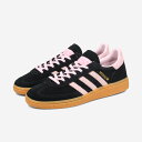 15時迄のご注文で即日発送可 adidas HANDBALL SPEZIAL W アディダス ハンドボール スペツィアル ウィメンズ レディース スニーカー ローカット CORE BLACK/CLEAR PINK/GUM ブラック IE5897