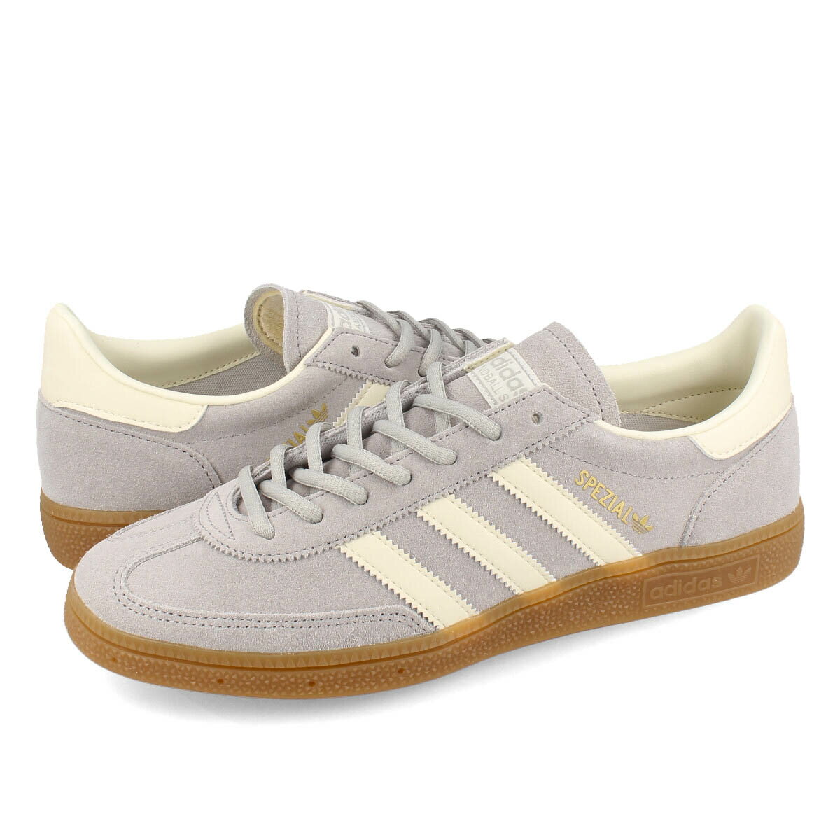 15Τʸ¨ȯ adidas HANDBALL SPEZIAL ǥ ϥɥܡ ڥĥ  ǥ ˡ å GREY TWO/CREAM WHITE/FTWR WHITE 졼 IF7086