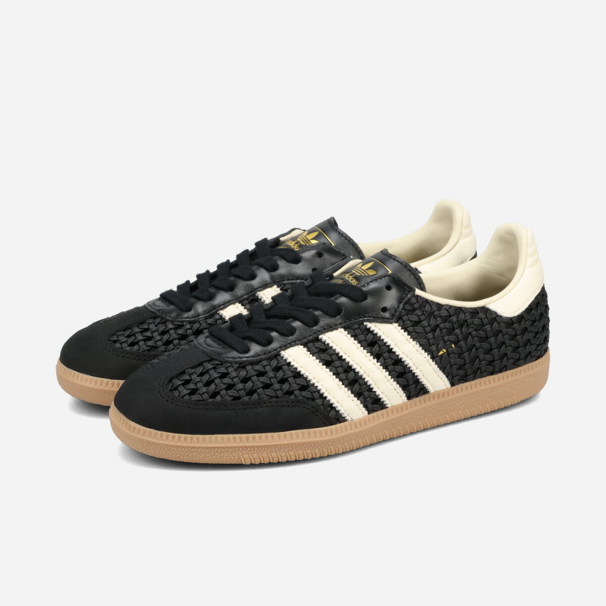 adidas SAMBA OG W アディダス サンバ OG レディース スニーカー ローカット CORE BLACK/CREAM WHITE/GOLD METALLIC ブラック HQ9282