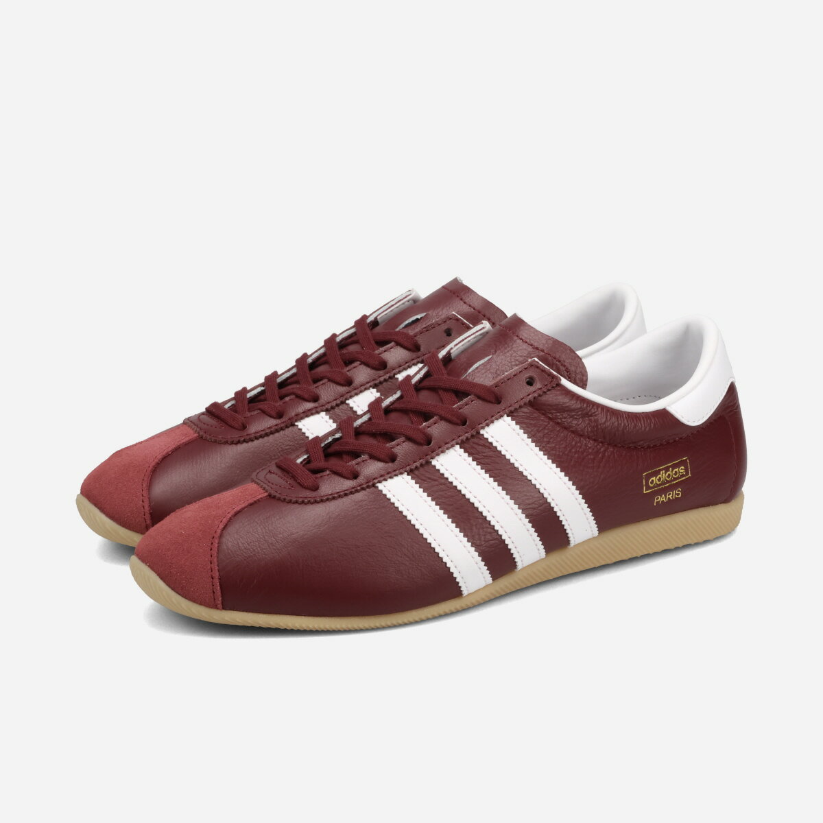 Rakuten - 【20%OFF】 adidas PARIS アディダス パリ メンズ レディース スニーカー ローカット SHADOW RED/FTWR WHITE/GUM ワインレッド KJ1009