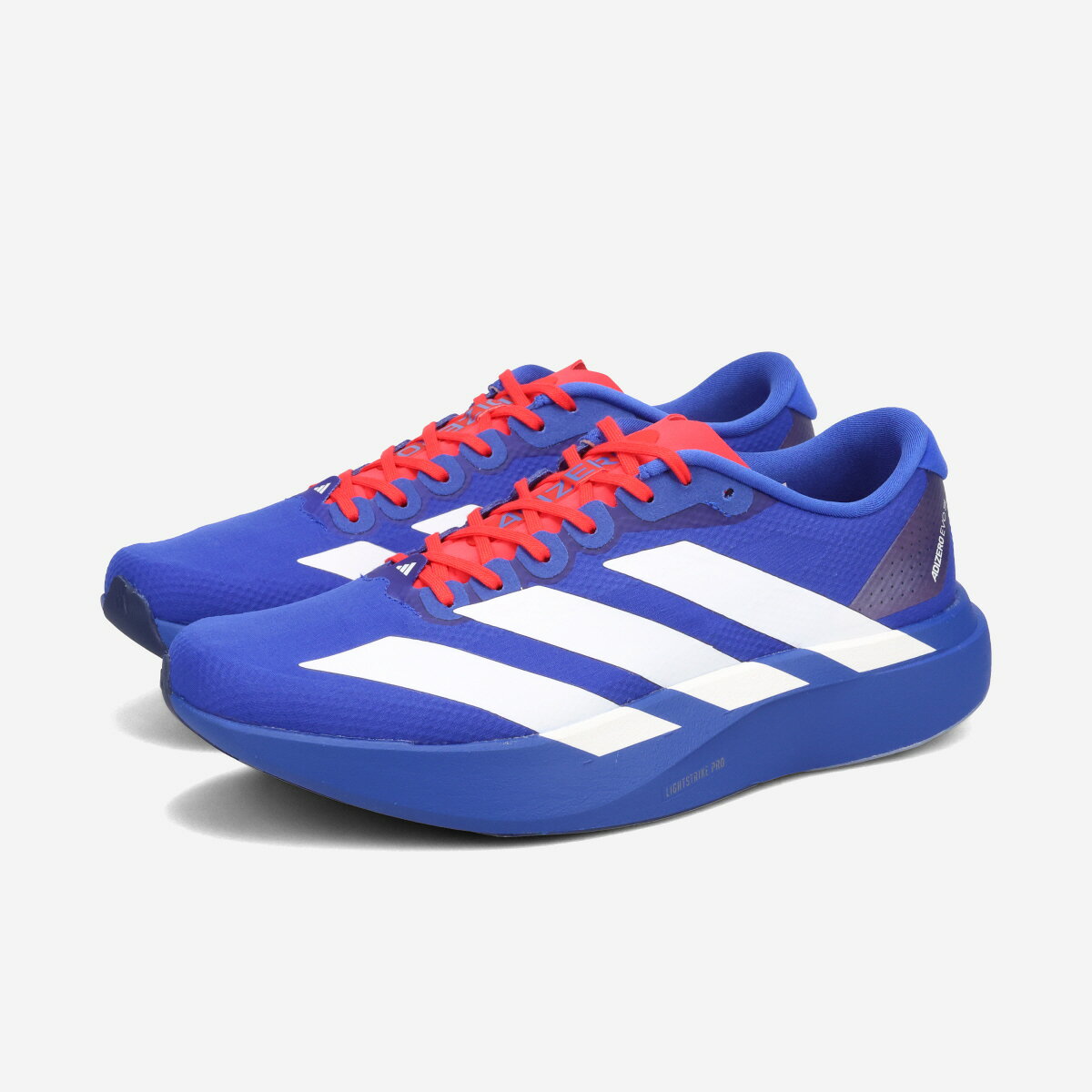 adidas ADIZERO EVO SL WOVEN M アディダス アディゼロ エヴォ SL ウーブン メンズ スニーカー ローカット LUCID BLUE/PURE RUBY/FTWR WHITE ブルー KK3680