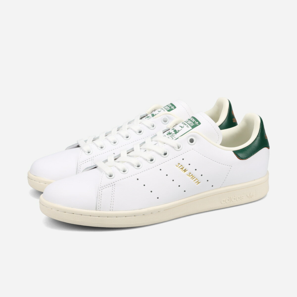 乐天商城 - adidas STAN SMITH アディダス スタンスミス メンズ レディース スニーカー ローカット FTWR WHITE/COLLEGE GREEN/CORE WHITE ホワイト JH9704