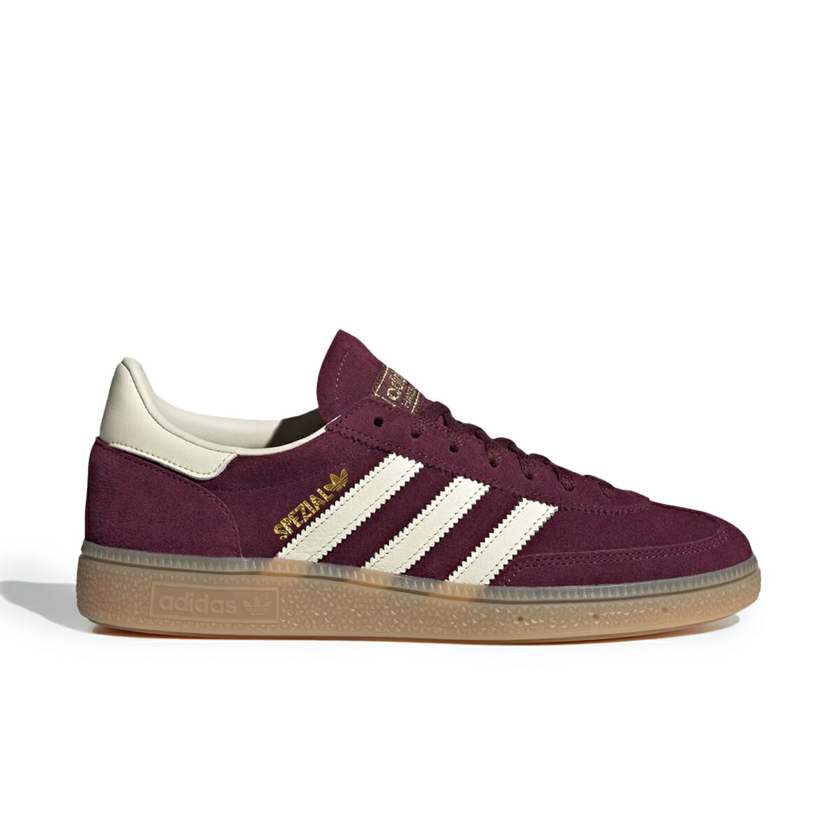 adidas HANDBALL SPEZIAL W アディダス ハンドボール スペツィアル メンズ レディース スニーカー ローカット MAROON/CREAM WHITE/GOLD METALLIC ワインレッド JP8726