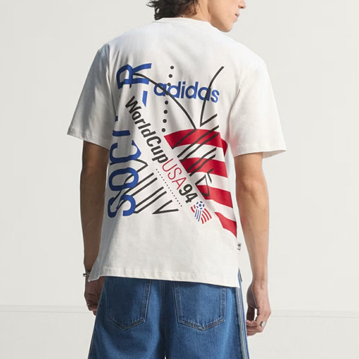 乐天商城 - adidas GRAPHIC TEE アディダス グラフィック Tシャツ メンズ レディース 半袖Tシャツ CLOUD WHITE ホワイト KC5424