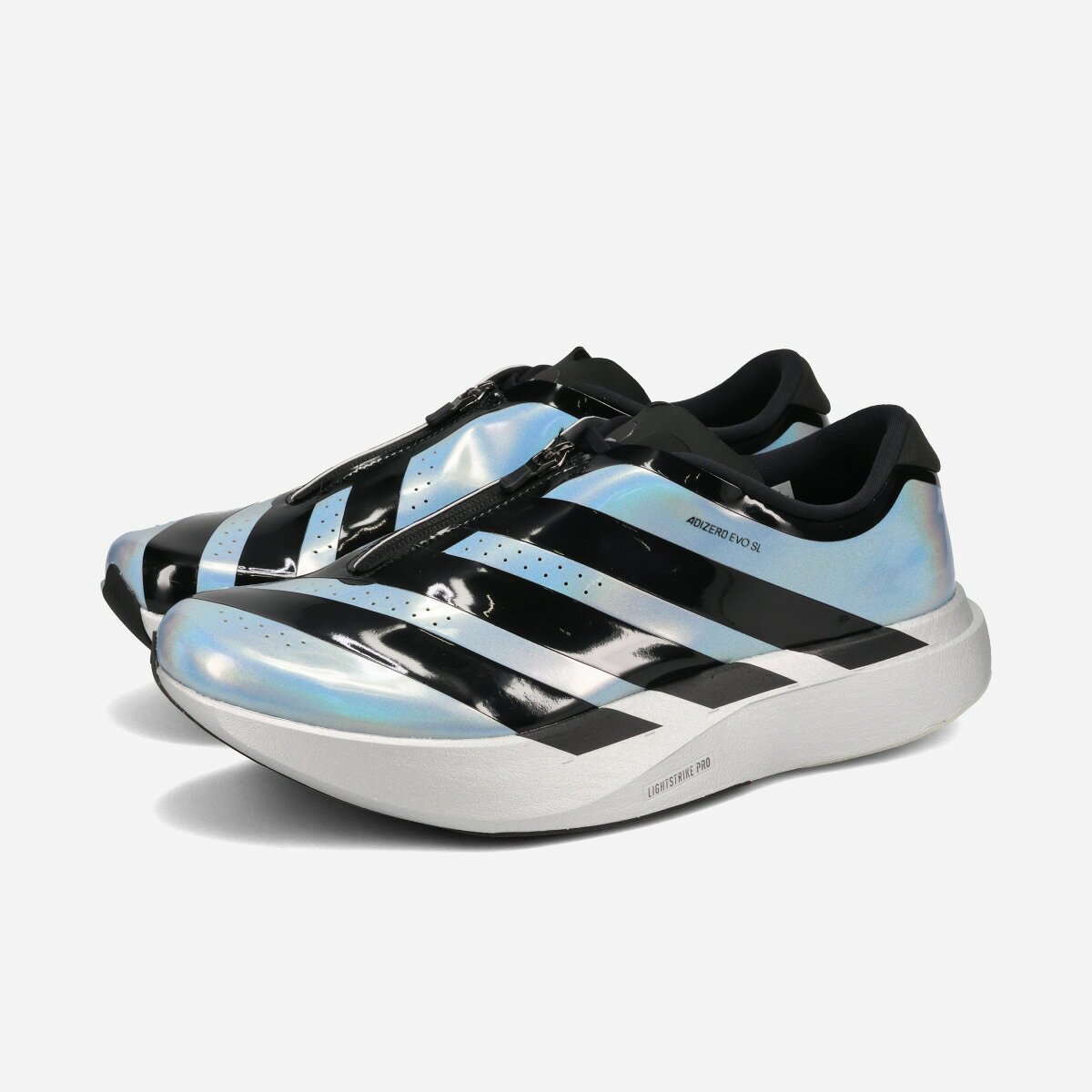 adidas ADIZERO EVO SL ZIP M アディダス アディゼロ エボ SL ジップ メンズ スニーカー ローカット SILVER METALLIC/CORE BLACK/HALO SILVER シルバー KH7787