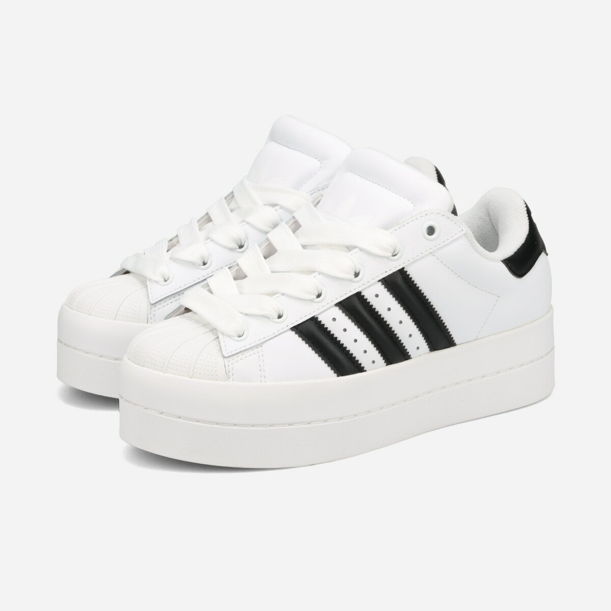 Rakuten - adidas SUPERSTAR STACK W アディダス スーパースター スタック メンズ レディース スニーカー ローカット FTWR WHITE/CORE BLACK/FTWR WHITE ホワイト KI1925
