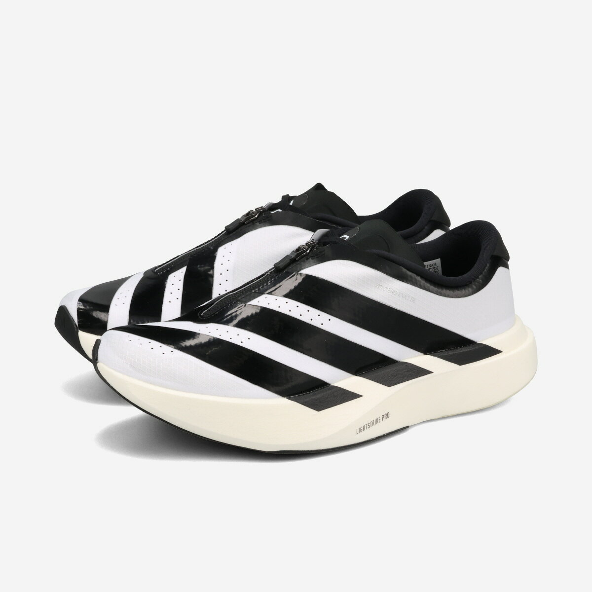 adidas ADIZERO EVO SL ZIP-UP W アディダス アディゼロ エボ SL ジップアップ レディース スニーカー ローカット FTWR WHITE/CORE BLACK/SILVER METALLIC ホワイト KI4796