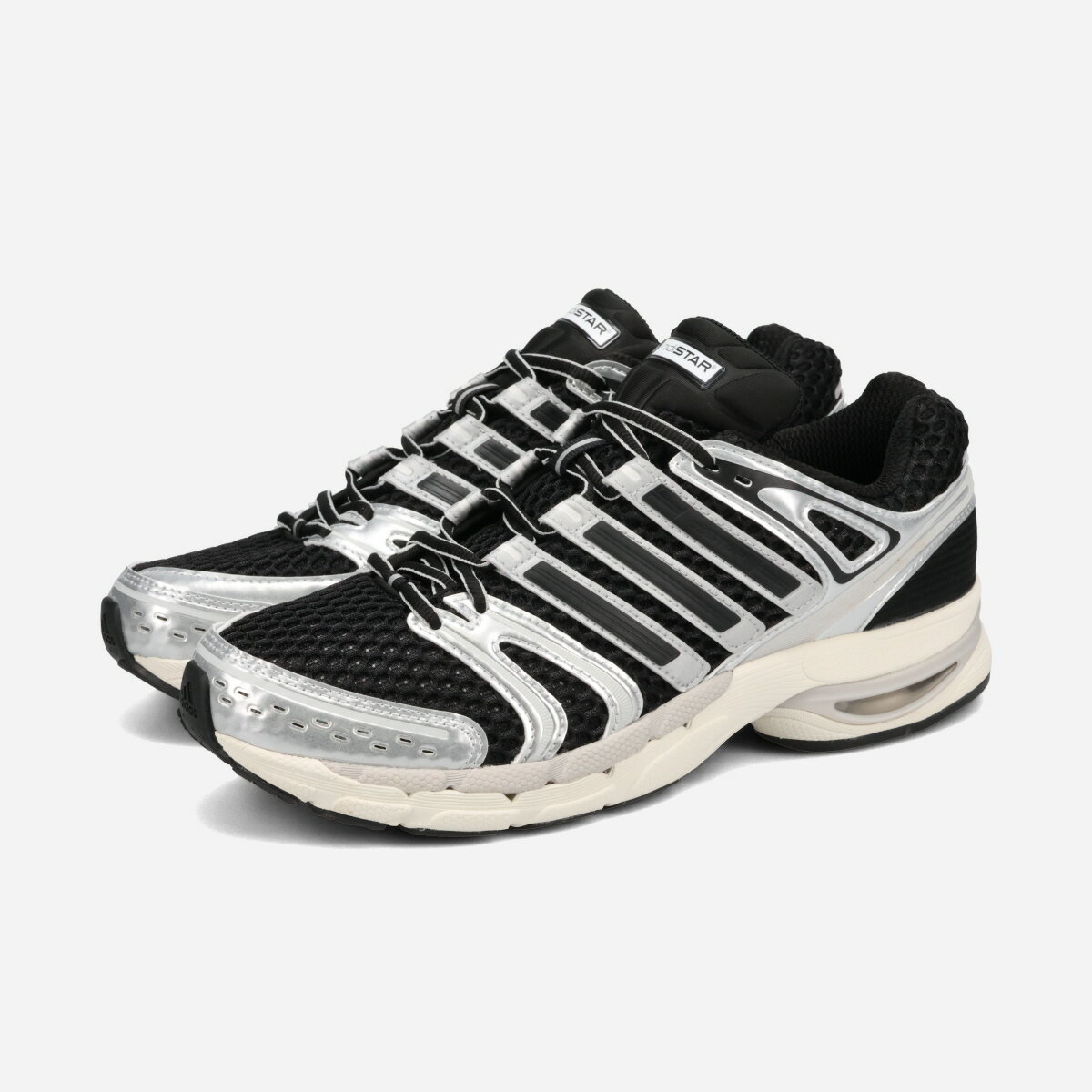 乐天商城 - adidas ADISTAR CONTROL 5 アディダス アディスター コントロール 5 メンズ スニーカー ローカット CORE BLACK/SILVER METALLIC/GREY ONE ブラック KI6120