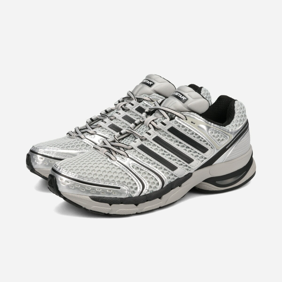 乐天商城 - adidas ADISTAR CONTROL 5 アディダス アディスター コントロール 5 メンズ レディース スニーカー ローカット GREY TWO/CORE BLACK/SILVER METALLIC グレー KI6154