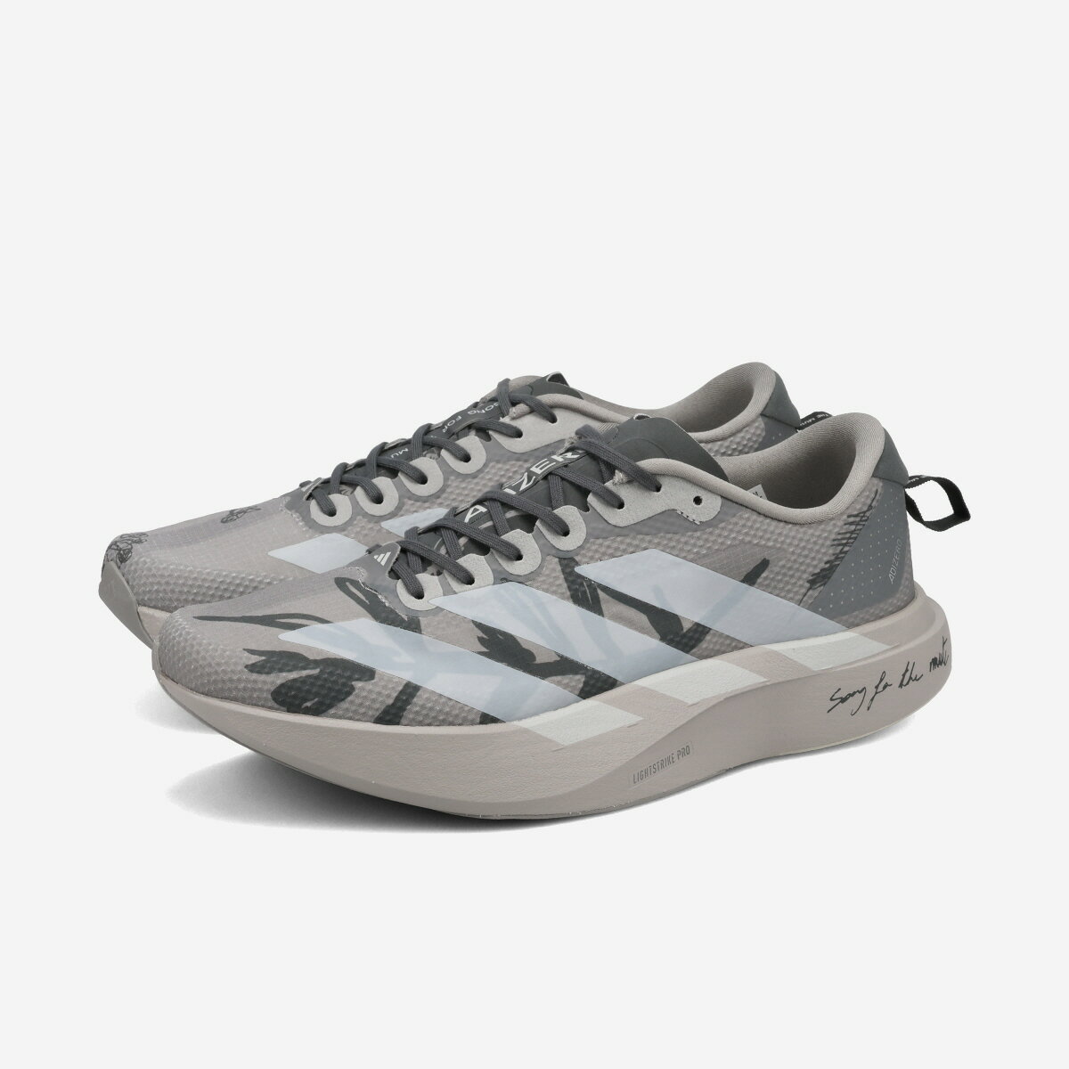 【9月10日(木)発売】 adidas ADIZERO EVO SL WOVEN M × SFTM アディダス アディゼロ エヴォ SL ウーブン × ソング フォー ザ ミュート メンズ スニーカー ローカット DOVE GREY/GREY TWO/GREY SIX グレー KJ0774
