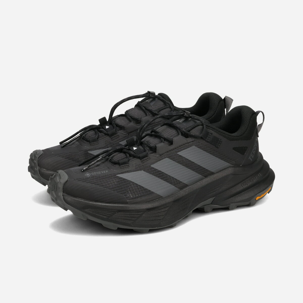 乐天商城 - adidas TERREX FREEHIKER SL GTX アディダス テレックス フリーハイカー SL GTX メンズ スニーカー ローカット CORE BLACK/GREY SIX/GREY SIX ブラック KJ4430