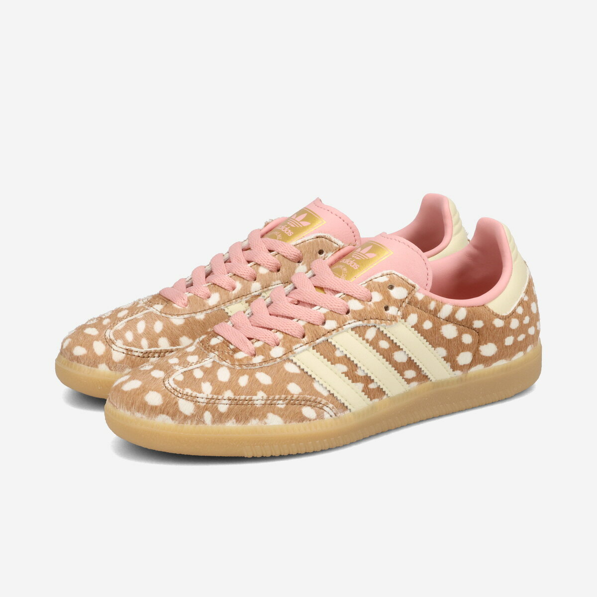 adidas SAMBA OG W アディダス サンバ OG レディース スニーカー ローカット BROWN DESERT/WARM VANILLA/WONDER MAUVE ブラウン KJ7447